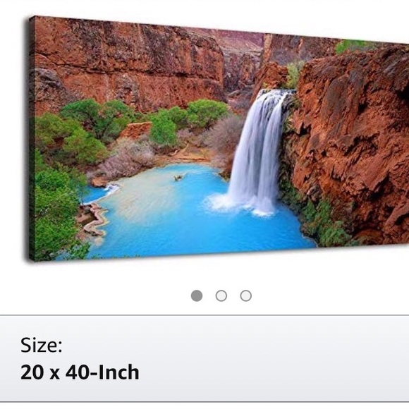 20 X 40 inch waterfall picture - Picture 3 of 3